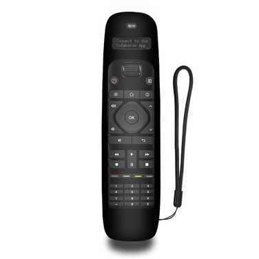 FLYING FLIER Protective Silicone Remote Case for Sofabaton U2 Universal Remote Control, Bluetooth Harmony Remote Shockproof Washable Skin-Friendly Remote Control Cover (Black)