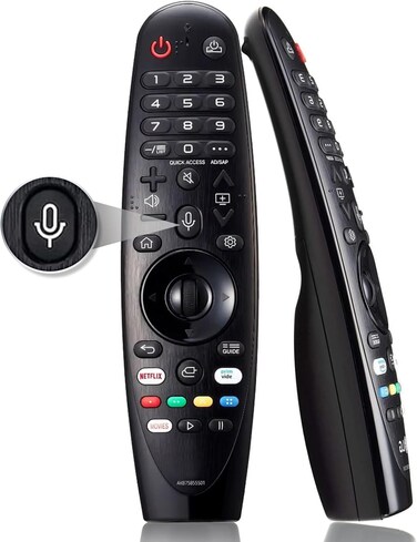 AKB75855501 Voice Magic Remote Control Replacement fit for LG Smart TV with Pointer Function MR19BA MR18BA MR650A AN-MR20GA Magic Remote