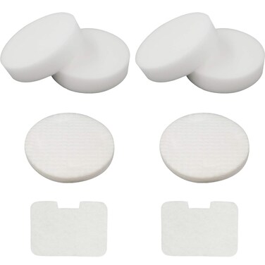 Filter Replacements Compatible with Shark NV22, NV22L, NV22S, NV26, NV27, UV400 Navigator Swivel Vacuum, 4 Foam + 2 Felt Circular &amp; Exhaust Filters, Replace Part # XF22