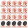 WUDIME 20 Pack Refrigerator Magnets Fridge Magnets, Rose Gold Magnetic Clips Whiteboard Magnets, Magnet Clips Heavy Duty for Photo Displays, Home, Office, Classroom