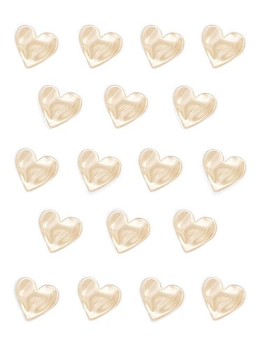 18PCS Rose Gold Fridge Magnets Cute Love Heart Refrigerator Magnets, Decorative Magnets for Whiteboard Cabinet Locker, Aesthetic Small Magnets for Classroom Office