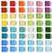 48 Refrigerator Magnets Cute Fridge Magnets for Whiteboard, Locker   Colorful Magnets Glass Decorative Magnets for Office Kitchen (24 x 2)