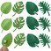 HXJFGDM 12 pcs Monstera Plant Fridge Magnets - Fun Mini Tropical Leaf Refrigerator Magnet Cute Small Plant Fridge Magnets for Kitchen Office School Locker Fridge St Patricks Day Decorations (12)