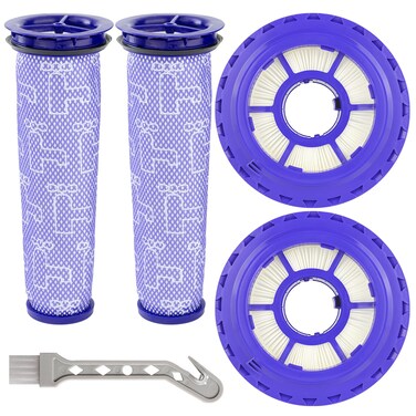 Kodahome Filter Replacement Parts for DC40 Light/Slim Ball Animal Multi Floor 2 UP16 UP19 Dyson Upright Vacuums, Pre-filter 923587-02, HEPA Post Filter 922676-01 (DC40 Filter)