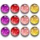 Glass Fridge Magnets for Kitchen/Whiteboard/Locker/Cabinet.Cute Decorative Magnet for Girls(Red,Purple,Pink,Golden)
