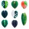 Decorative Leaf Shaped Magnets for Home, Set of 8, Living Room, Kitchen, Bedroom Decor (8)