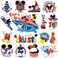 16PCS Cruise Door Magnet Decorations, Reflective Captain Mouse Cruise Door Decor Cute Summer Life Mouse Cruise Magnetic Stickers Decal for Cars Refrigerator Carnival Cruise Ship Birthday Holiday Party