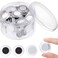 45 Pieces Whiteboard Magnets Round Refrigerator Magnets Dry Board Mini Fridge Magnet Teacher Supplies for Home Offices(3 cm,Clear)