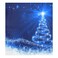 Shining Blue Christmas Tree Dishwasher Magnet Cover Refrigerator Magnet Sticker Door Panel Cover Home Appliances Stickers for Kitchen Laundry Decor 23x26in