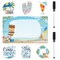 7 Pcs Cruise Ship Door Decorations Magnetic - Summer Beach Cruise Squad Funny Cruise Door Magnets, Cruise Ship Essentials Magnetic Stickers Decor for Cabin Door Fridge Carnival Party, with 2 Pcs Pen