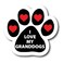 Magnet Me Up: I Love My Granddogs Pawprint Magnet Decal - 5 Inch, Heavy-Duty Automotive Magnet for Car, Truck, SUV - Show Grandparental Pet Love with This Stylish Auto Magnet - Perfect for Pet Lovers