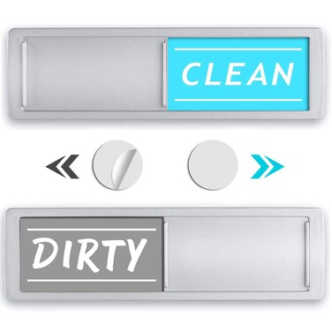 Dishwasher Magnet Clean Dirty Sign, Stylish Dirty Clean Dishwasher Magnet - Easy to Read Clean Dirty Magnet for Dishwasher, Strong Magnetic Dishwasher Clean Dirty Sign, Home Decor Kitchen Sign Magnets