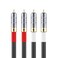 Viborg 09G801 Hi-end RCA Cord 5N OFC Pure Copper Interconnect Cable &Icirc;&brvbar;9mm Signal Cable with Pure Copper RCA Connectors (1M/3.3FT, 09G801)
