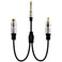 LOKEKE 6.35MM to RCA &amp; DC3.5mm Y Splitter Cable, Gold-Plated 6.35mm 1/4 TRS Male to DC3.5mm Female/RCA Male Mono Stereo Audio Cable Cord for Speaker Amplifier Guitar(RCA + 3.5)