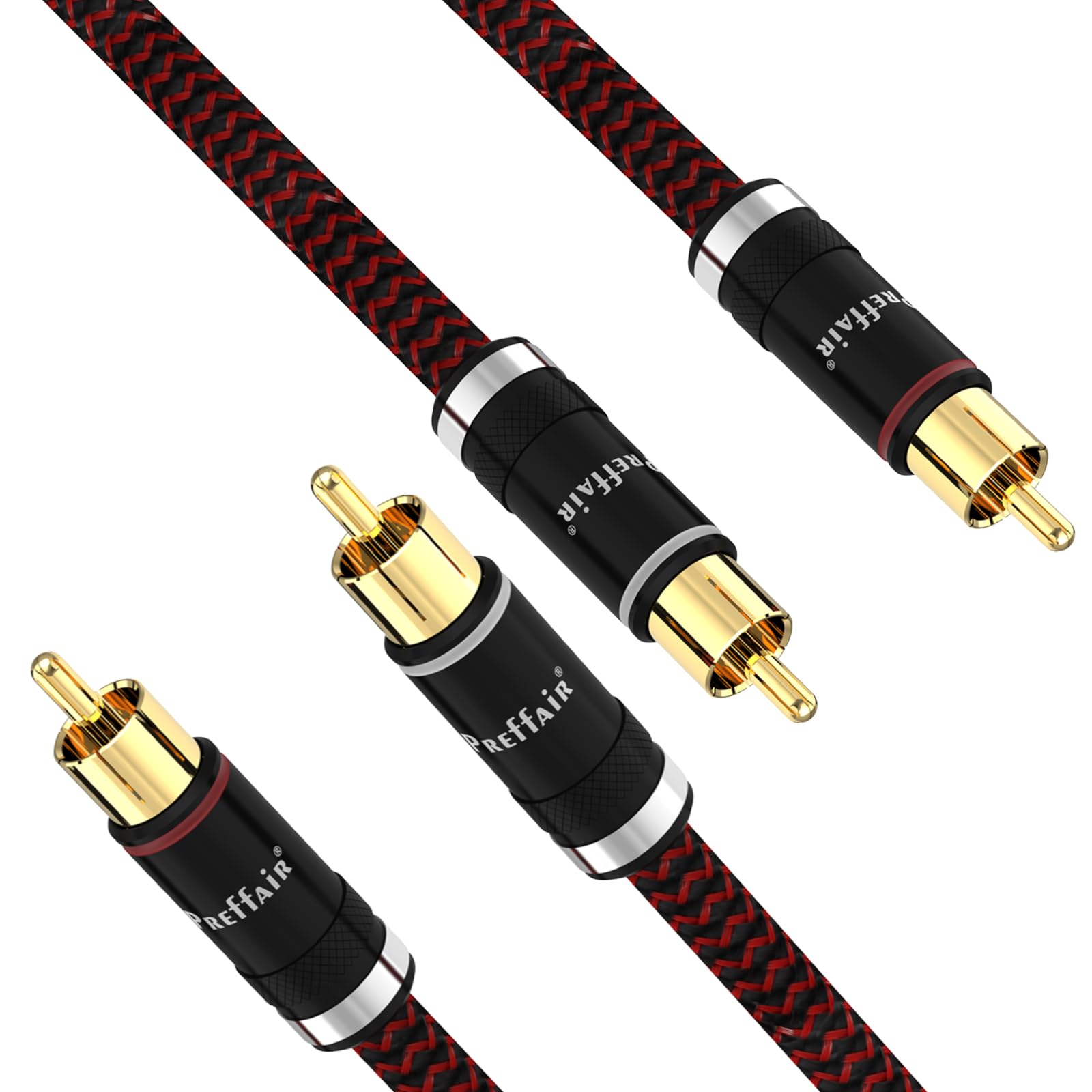 بريفير Preffair Rca Cables Ofc Copper Shielded Interconnecting Wires