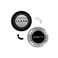 Dirty Clean Dishwasher Magnet,Dishwasher Magnet Clean Dirty Sign Magnet for Dishwasher Dish Bin That Says Clean or Dirty,Silver Brushed Dishwasher Magnet for Kitchen Organization and Storage (Round)