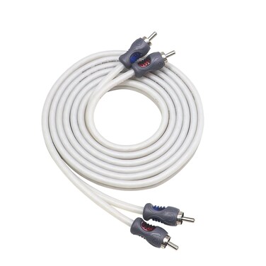 RECOIL RMI26 Tinned Oxygen Free Copper 2-Channel 6ft RCA Audio Interconnects Cable for High-End Car Audio Marine Motorcycle &amp; UTV ATV Audio, Triple-Shielded with Noise Rejection for Tough Environment