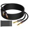 RCA to 1/4 Cable 50 Feet, Dual 1/4 inch TS to Double RCA Stereo Audio Interconnect Cord, Oxygen-Free Copper OFC, 2 x 6.35mm 1/4 inch Mono Male TS to 2 RCA Male Cable with 5 Cable Ties