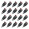 WMYCONGCONG 20 PCS Speaker Wire Cable to Audio Male Connector Adapter Jack Plug RCA to Speaker Wire Adapter Spring Press Type for CCTV (20)