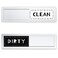 Dishwasher Magnet Clean Dirty Sign, Sliver Universal Dish Washer Indicator Refrigerator Magnet, Super Strong Magnet with Back Glue for Kitchen Organization