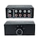 No External Power No Noise 4 Way 1 in 4 Out or 4 in 1 Out Audio Sound selector RCA Female Stereo 4 Channel Splitter switcher Box Switching