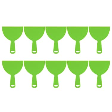 HARFINGTON 10pcs Putty Scraper 6" Width 4mm Thin Flexible Plastic Putty Knives for Taping Drywall Spreading Painting Wall Scratching