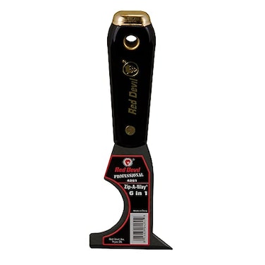 Red Devil 4251 6-in-1 Painter's Tool, 2.5", Black, (Pack of 6)