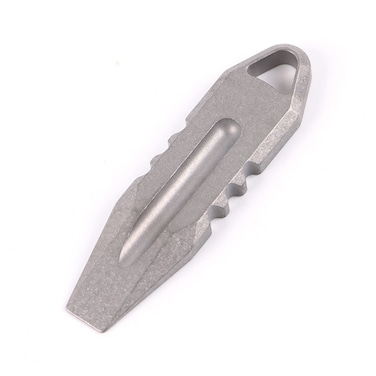 Hamans Titanium EDC Pry Bar Portable Mini Keychain (Grey)