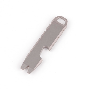 Hamans Mini EDC Pry Bar Titanium Bottle Opener Keychain Screwdriver