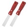Putty Knife, 2PCS 1 Inch Stainless Steel Scraper Tool, Wooden Handle Metal Spackle Knives for Drywall, Decals, Wall Paper, Floor Tile, Patching, Painting, Taping, Scraping Coating