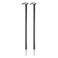 HARFINGTON 2pcs Rolling Head Pry Bar 12" Length 0.4" Rod Dia Carbon Steel Lady-Foot Leverage Bar Heel Line Up Pry Bars for Automotive Mechanics Aligning &amp; Prying