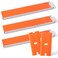 NEWISHTOOL Plastic Scraper Blades, 300 PCS Double Edged Plastic Blade Replacement Blades for Plastic Scraper and Safety Glass Scraper with 1.5 Inch Plastic Blades for Removing Label, Decals &amp; Adhesive