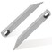 NVAAV 2PCS EDC Keychain Pry Bar- Stainless Steel Prybar for Every Day Carry - Small Multitool Mini Crowbar - EDC Gear for Screw Driver, Box Opener - Minimalist Tool