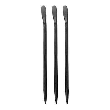 HARFINGTON 2pcs Line-Up Pry Bar 22" Length 0.7" Rod Dia Carbon Steel Hexagonal Crowbar Sleever Bar Connecting Bar for Prying and Aligning