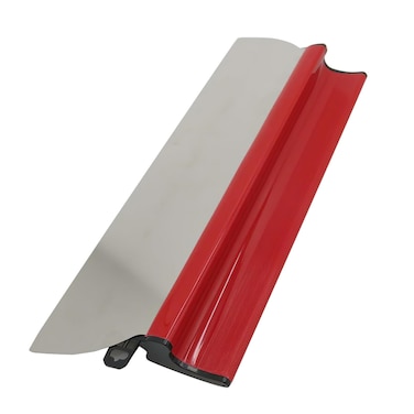 ALLOMN Drywall Smoothing Spatula, 9.8Inch/25CM Drywall Skimming Blade, Stainless Steel Drywall Knife with Z-Shaped Handle for Large Working Area Wall Decoration Construction Tool