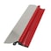 ALLOMN Drywall Smoothing Spatula, 9.8Inch/25CM Drywall Skimming Blade, Stainless Steel Drywall Knife with Z-Shaped Handle for Large Working Area Wall Decoration Construction Tool