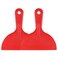 uxcell Putty Scraper 6" ABS Plastic Spatula Drywall Patch Repair Spreader Wall Covering Smoother Red 2Pcs