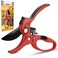 DURXO - Ratchet Pruning Shears, Garden Shears with 3x Cutting Power. Effort-Saving Heavy-Duty Anvil Pruners. Replaceable Blade Cutting Blade Design. Ideal Secateurs for Precise Trimming, Model DGR-01