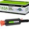 greencycle W1143A W1143AD Compatible Toner Cartridge Replacement for HP 143A Black Toner Reload Kit 143AD Use for Laser Neverstop 1001nw Printer MFP 1202w 1202nw 1201n Ink Cartridge (1Pack)