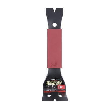 Zenith by Danco ZN700301 10 inch Self-Prying Pry Bar, Compact and Lightweight Multi-Tool for Salvage, Wrecking, and Demolition