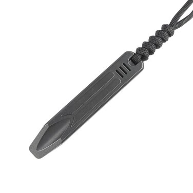 Titanium Pry Bar Pocket Bry Bar EDC Tool Titanium Bottle Opener (Black)