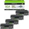greencycle Compatible Toner Cartridge Replacement for HP 80A CF280A Work with Laser Jet Pro 400 M401 M401a M401d M401n M401dn M401dne MFP M425dn MFP M425dw Printer (Black, 4-Pack)