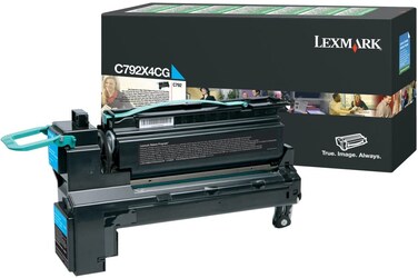 Lexmark International, Inc - Lexmark C792x4cg Toner Cartridge - Cyan - Laser - 20000 Page - 1 Pack "Product Category: Print Supplies/Ink/Toner Cartridges