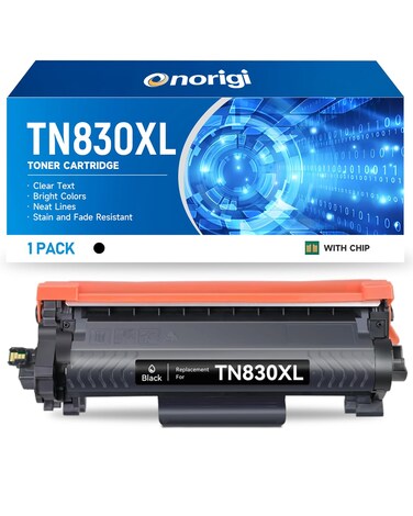 Onorigi TN830XL Toner Cartridge Replacement for Brother TN830XL TN830 XL Toner TN-830XL Work for Brother DCP-L2640DW HL-L2460DW MFC-L2820DW HL-L2405W HL-L2480DW HL-L2400D (1 Black)