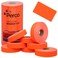 Perco Fluorescent Red Pricing Labels for Monarch 1131 Price Gun - 1 Sleeve, 8 Rolls, 20,000 Price Marking Labels - with Ink Roll Included