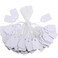 White Marking Tags Price Tags Price Labels Display Tags with Hanging String, 500 Pack (24 x 15 mm)