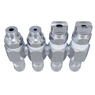 Jariko Rod Pressure Washer Nozzle 4 GPM - High Pressure Hose Nozzle - 1/4" Quick Connect for Soft Wash System - 4 Way Pressure Washer - 4 Tip Soft Wash Nozzle - Pressure Washer Accessories