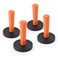 EHDIS Vinyl Wrap Magnets Car Wrap Magnet Holder Window Tint Tool for Sign Vinyl, Car Wrapping &amp; Crafts Making-Orange, Pack of 4