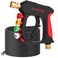 DUSICHIN Short Pressure Washer Gun with 50 FT Hose,1/4 Inch Quick Connector Car Wash Foam Gun with 5 Pressure Washer Nozzle Tips and 3/8'' M22-14mm M22-15mm Fitting,Not Use with Garden Hose DUS2504