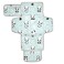 foixnub Cute Cartoon Panda Bear Baby Portable Changing Pads Newborn Diaper Changing Mat Reusable Diaper Changing Station for Baby Toddlers Girls Boys Shower Gifts